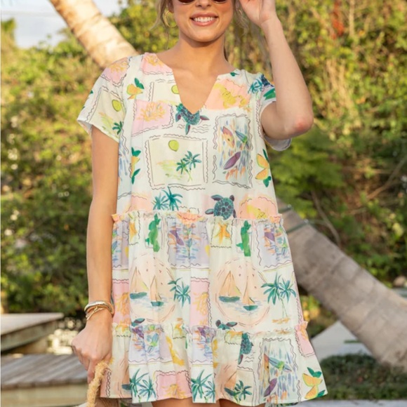 Pink Lily Dresses & Skirts - NWOT - Pink Lily - tier dress above knee dress